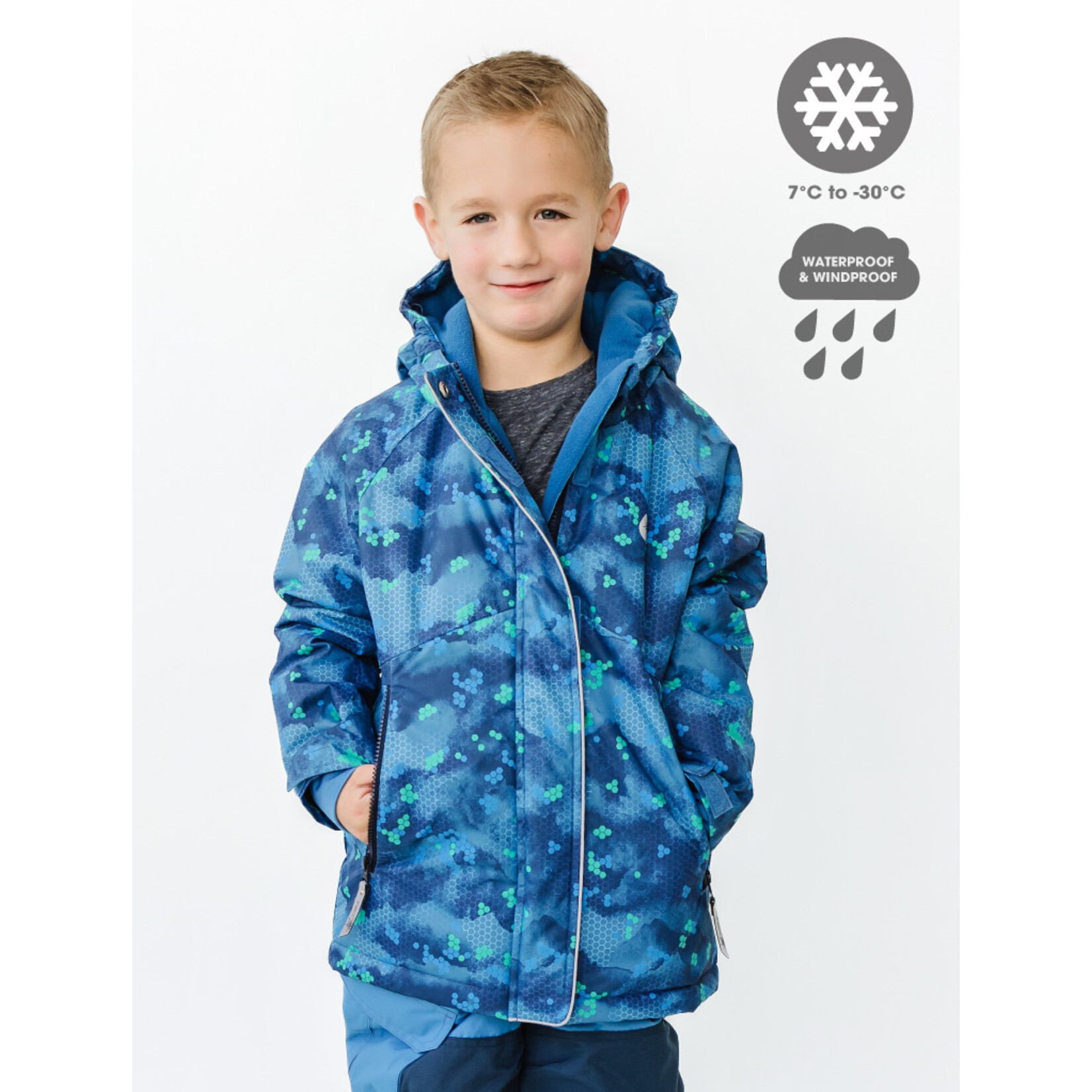 Therm Snowrider Jacket Pixel Peak