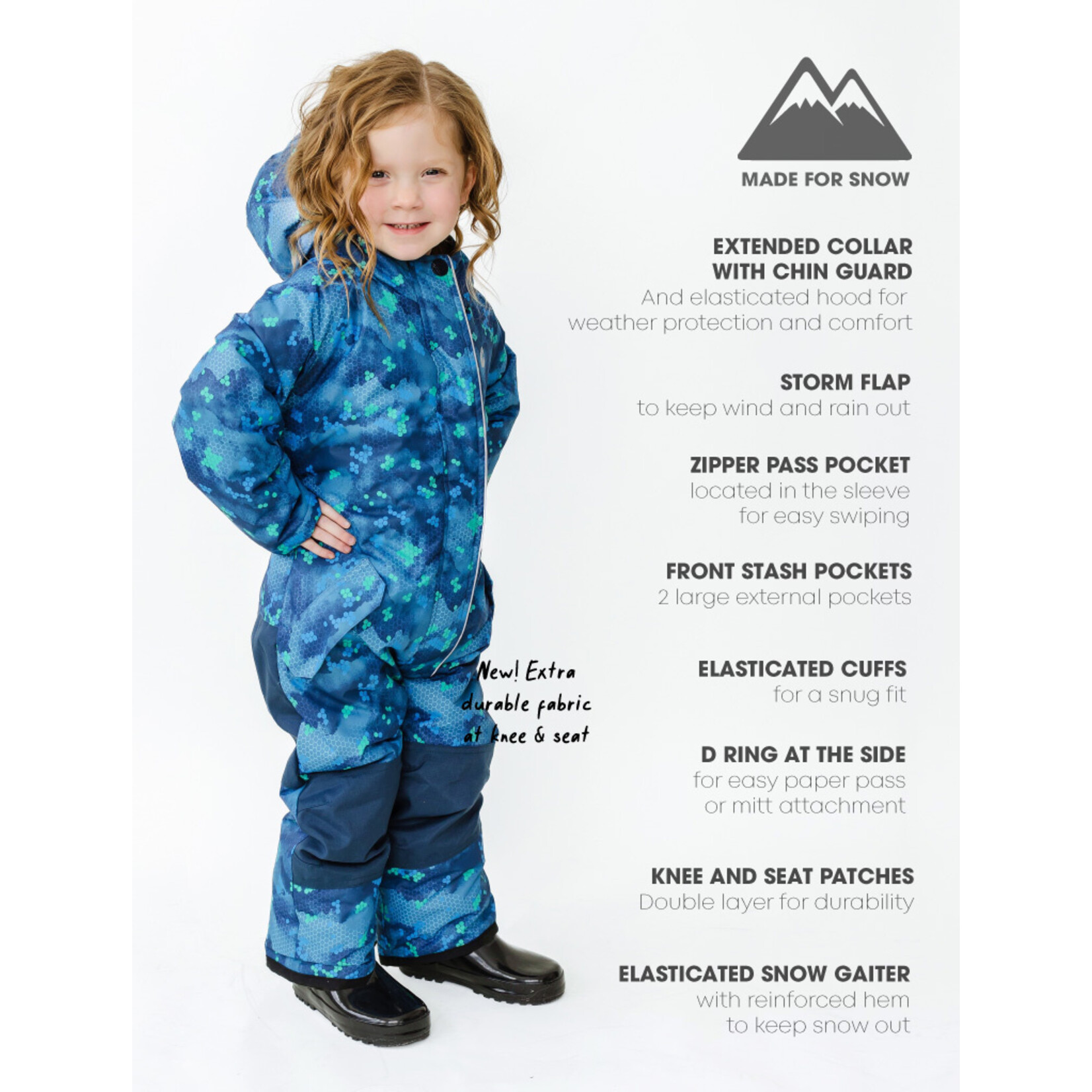 Therm Snowrider Snowsuit Pixel Peak