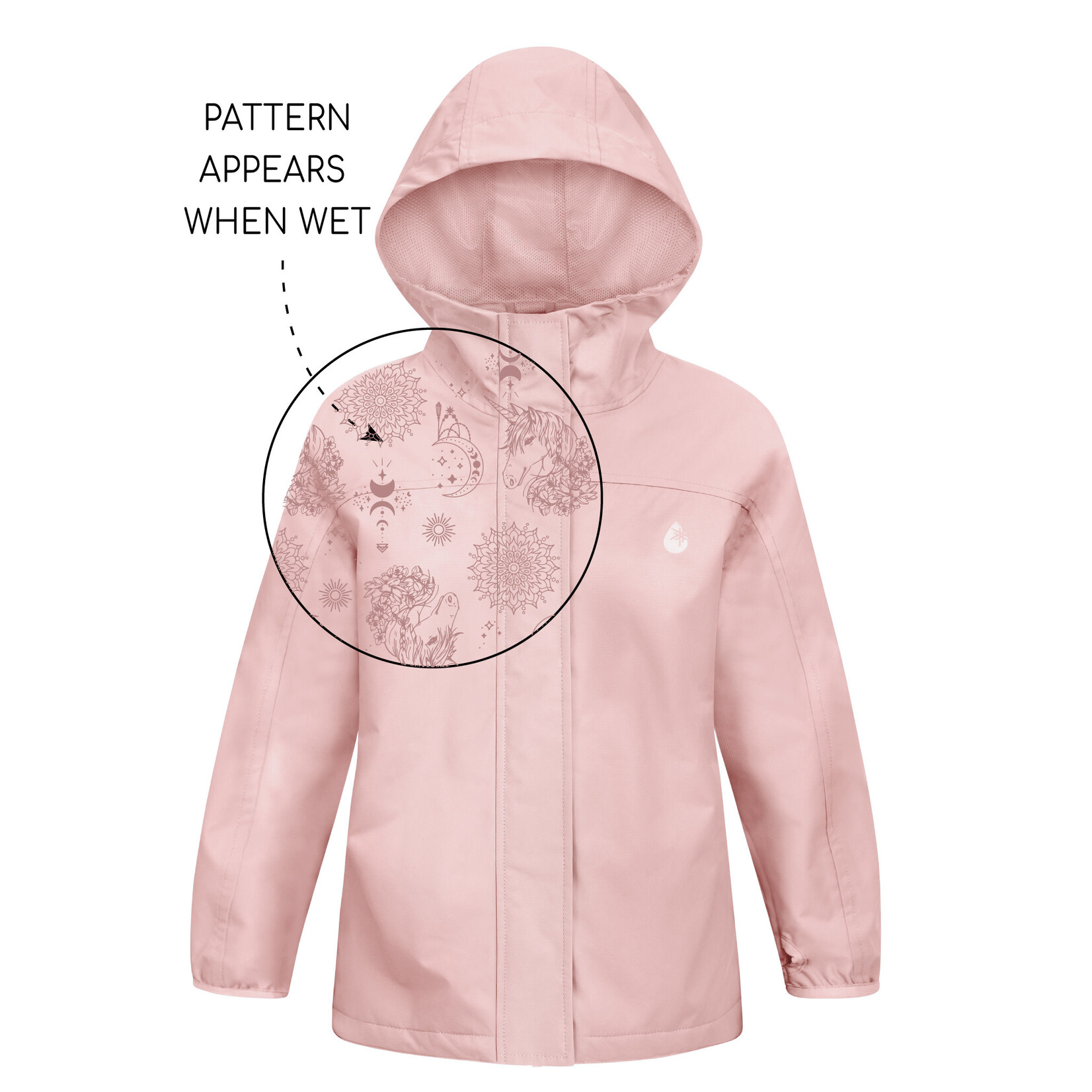 Therm SplashMagic Rainshell Dusky Pink