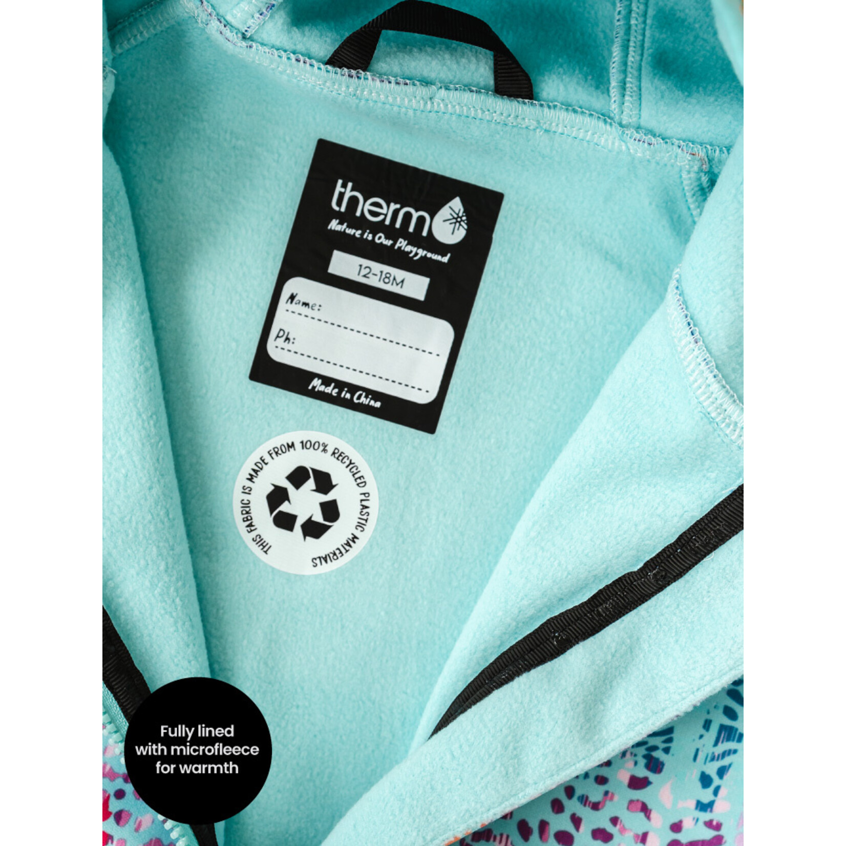 Therm All-Weather Onesie Rainbow Leopard