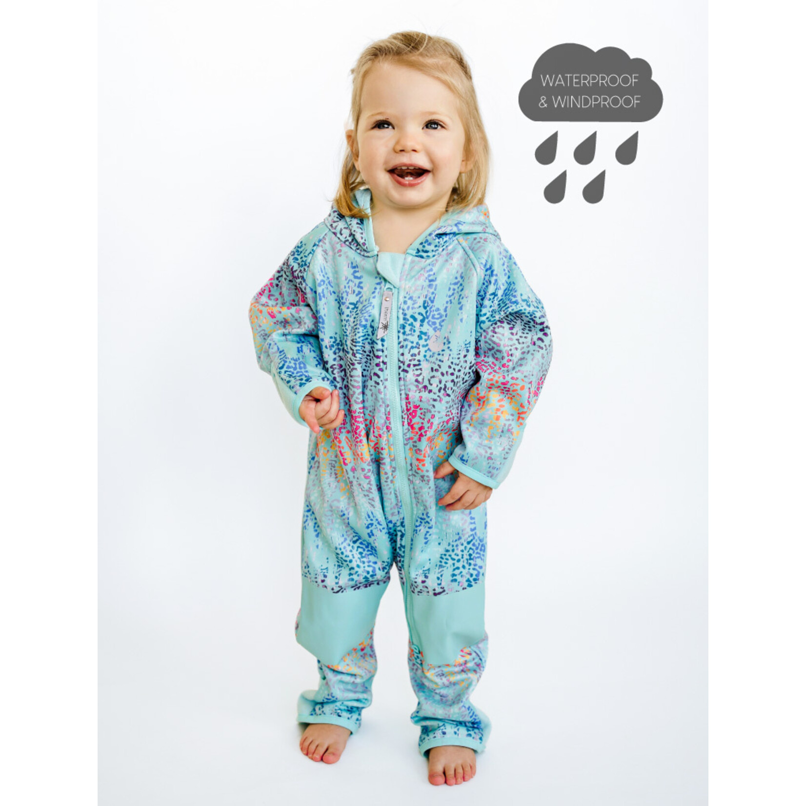 Therm All-Weather Onesie Rainbow Leopard