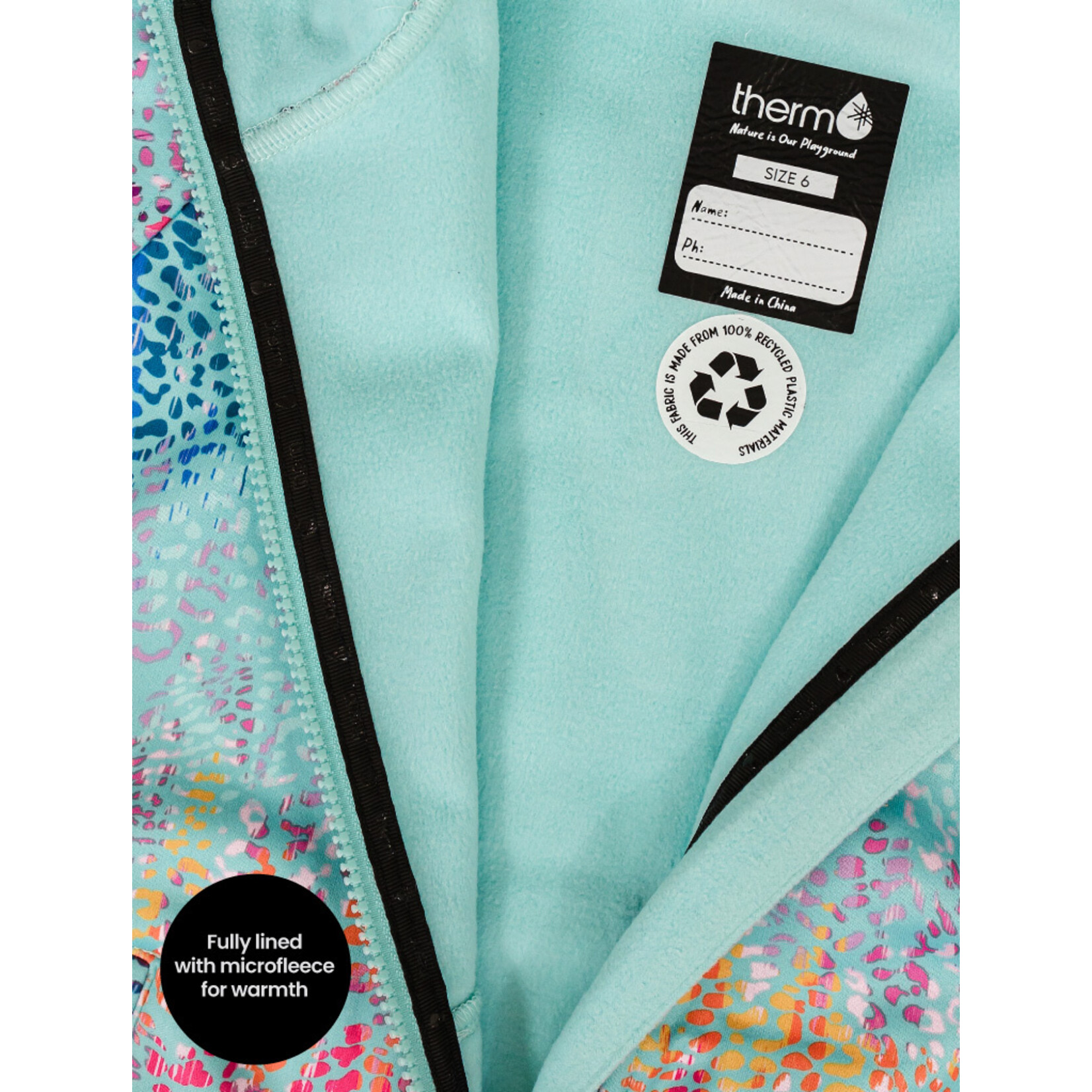 Therm All-Weather Hoodie Rainbow Leopard