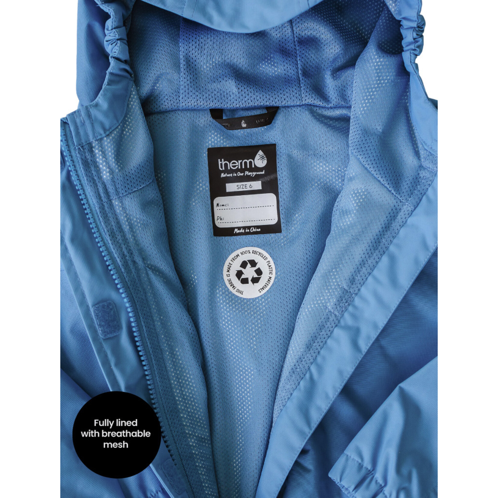 Therm SplashMagic Rainshell Tide Blue