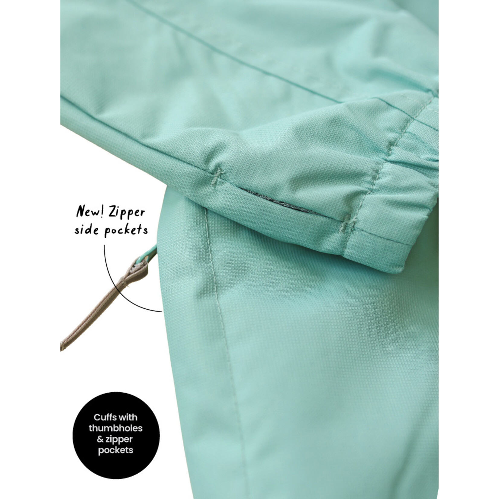 Therm SplashMagic Rainshell Seafoam