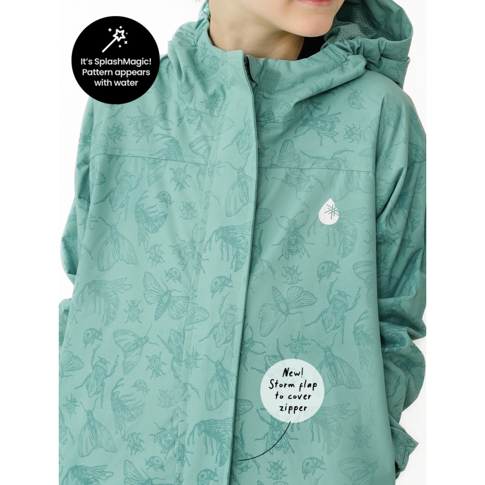 Therm SplashMagic Rainshell Seafoam