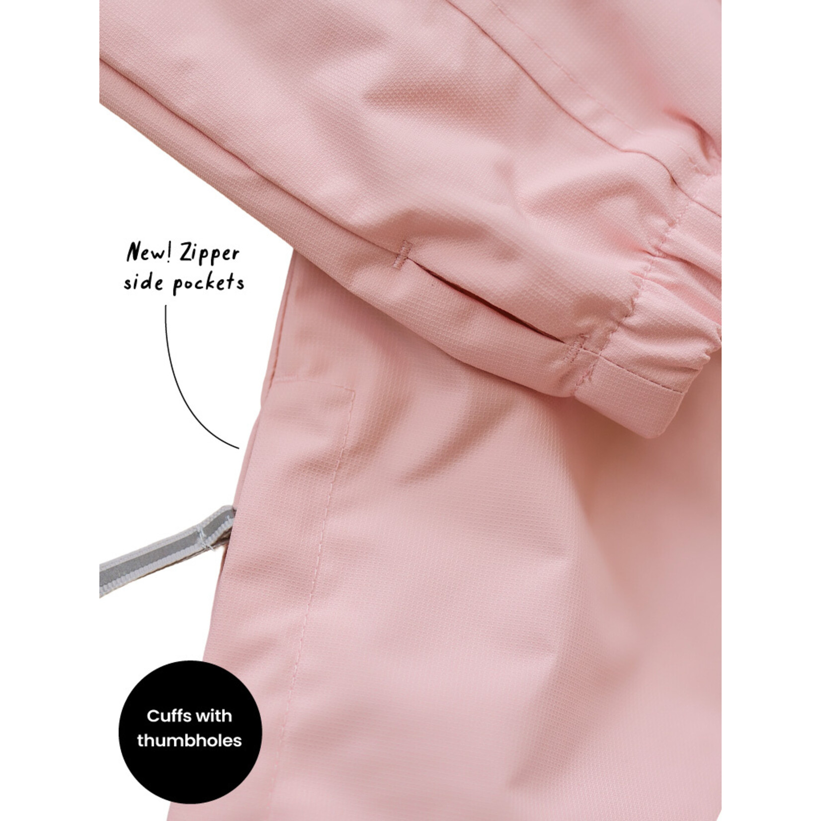 Therm SplashMagic Rainshell Dusky Pink