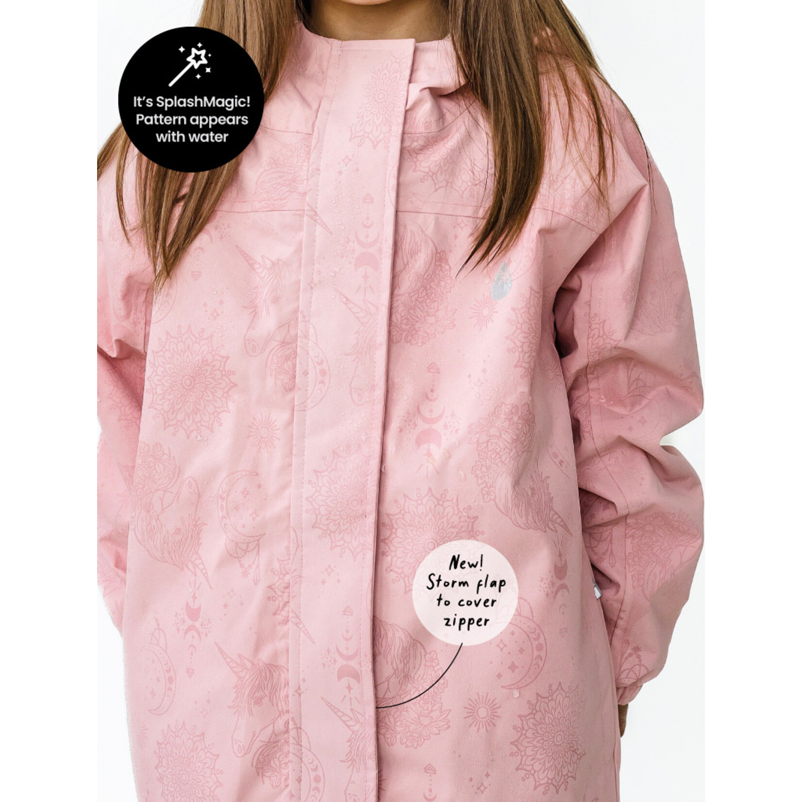 Therm SplashMagic Rainshell Dusky Pink