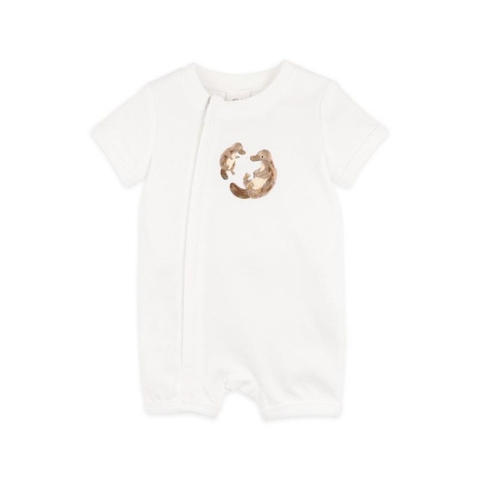 Bebe Australiana Organic Platypus SS Zipsuit