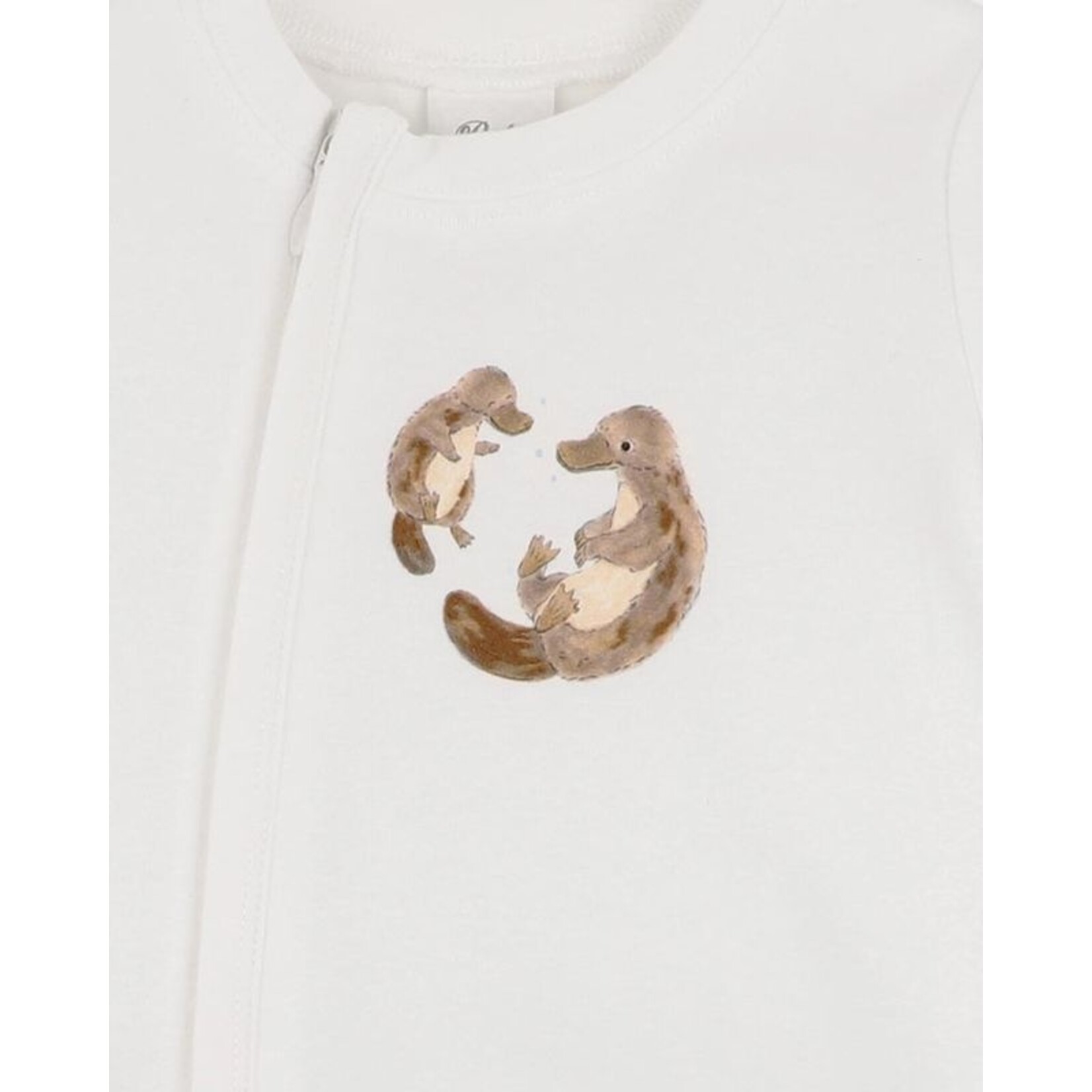 Bebe Australiana Organic Platypus SS Zipsuit