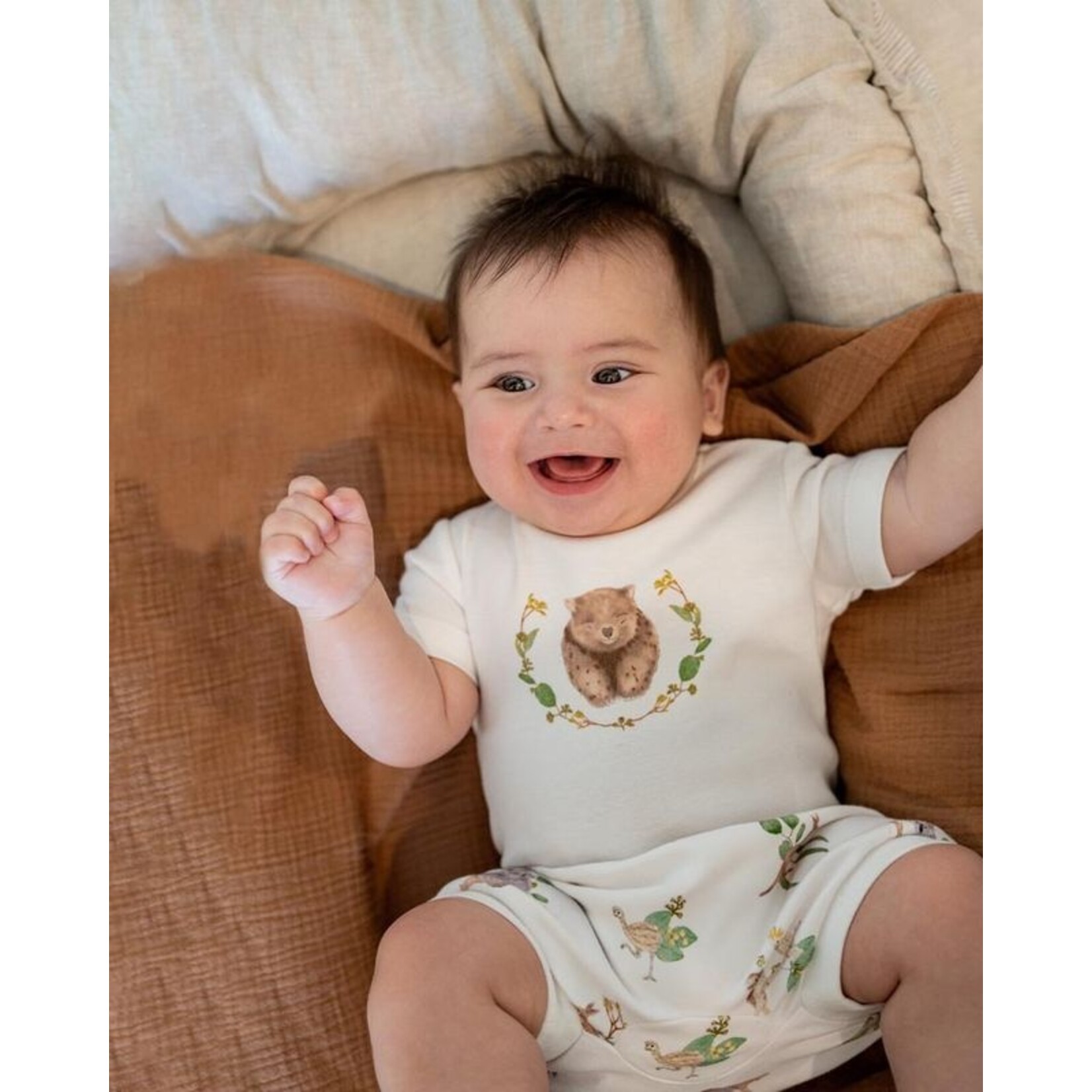 Bebe Australiana Organic Wombat Bodysuit