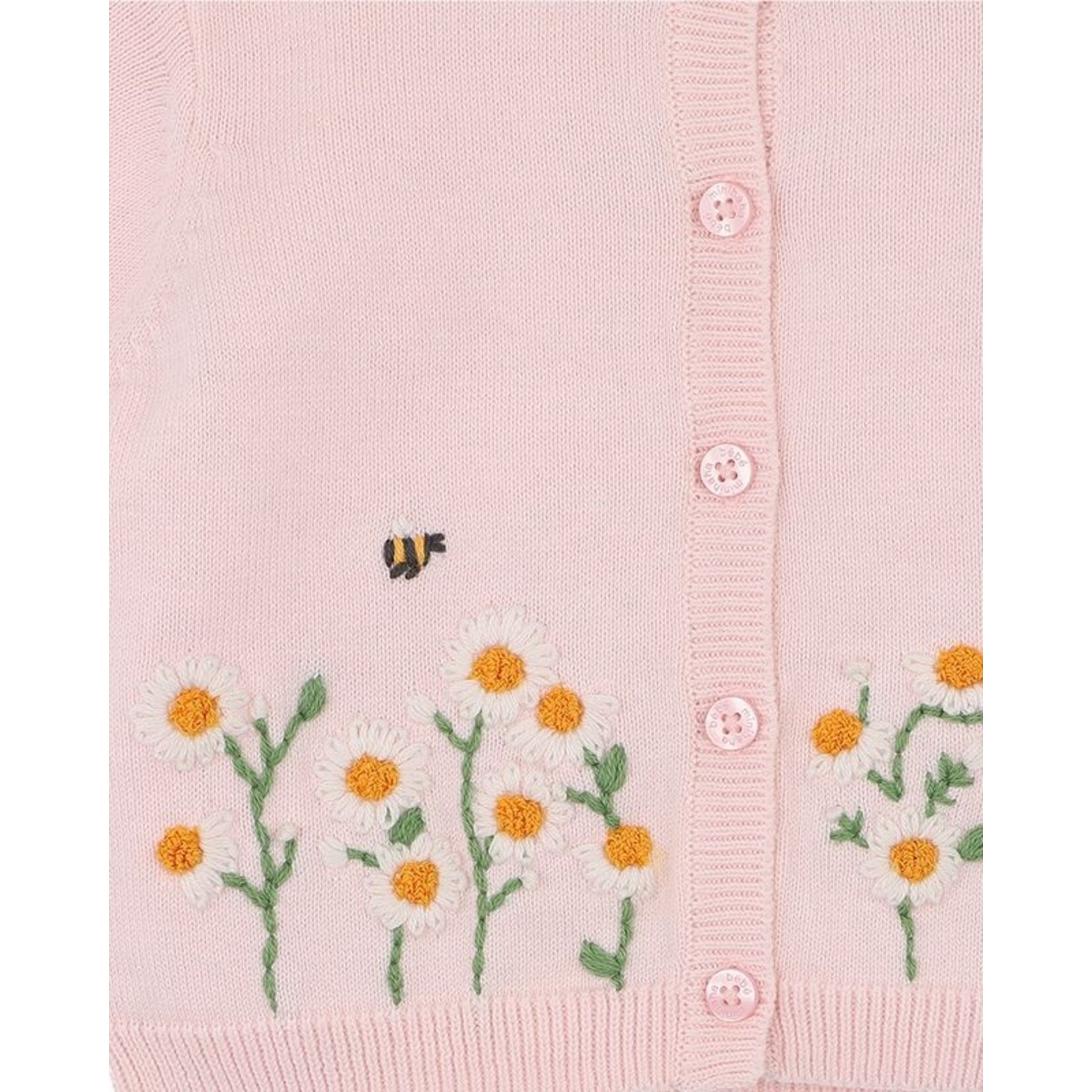 Bebe Bebe Tess Organic Hand Embroidered Cardigan