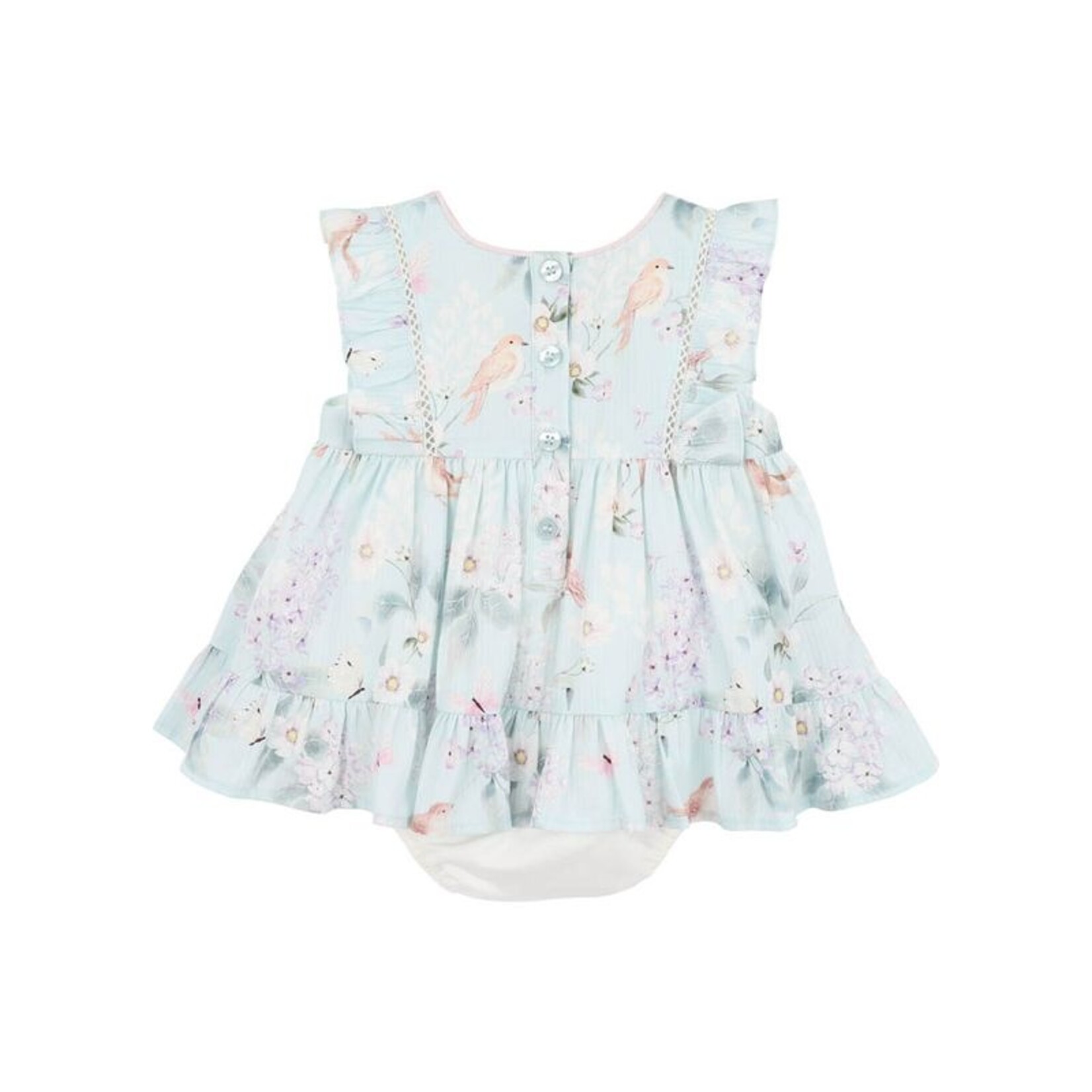 Bebe Madelyn Print Overlay Dress