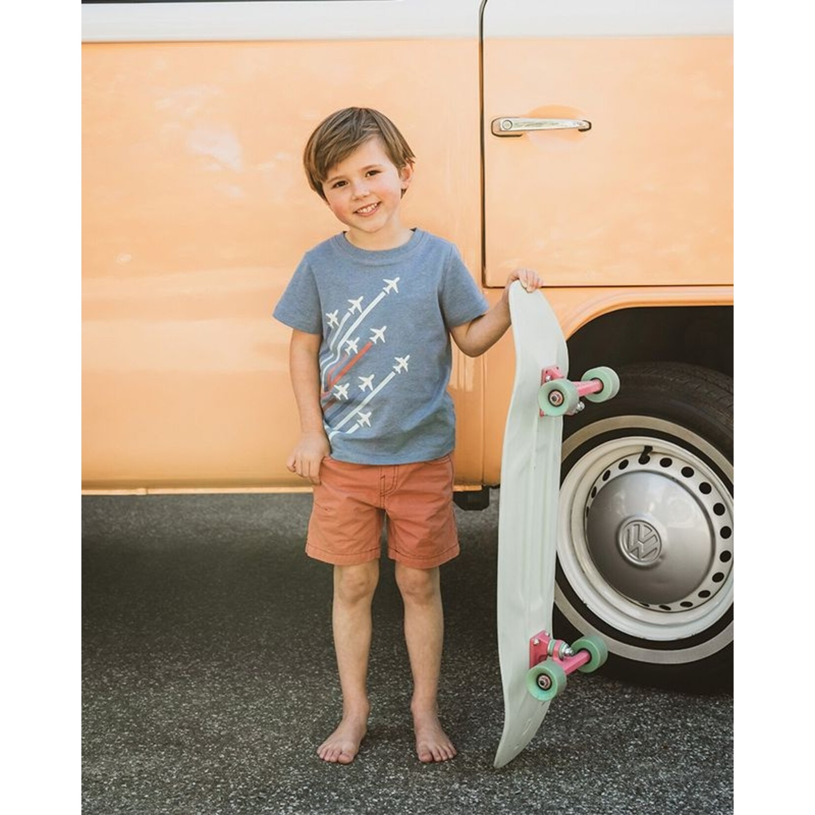 Minihaha Harlan Planes Glow In The Dark Tee