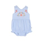 Fox & Finch Songbird Stripe Embroidered Bodysuit