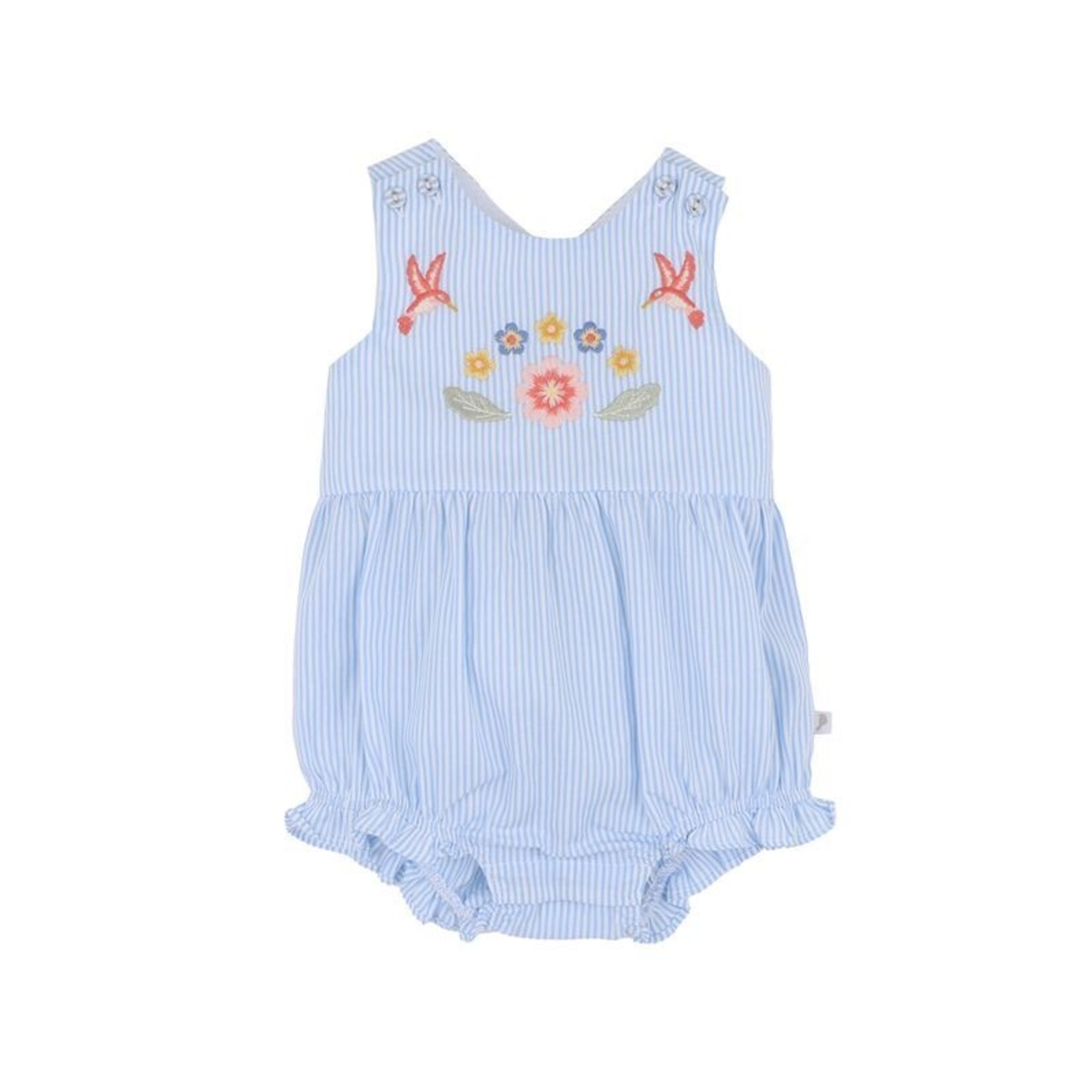 Fox & Finch Songbird Stripe Embroidered Bodysuit