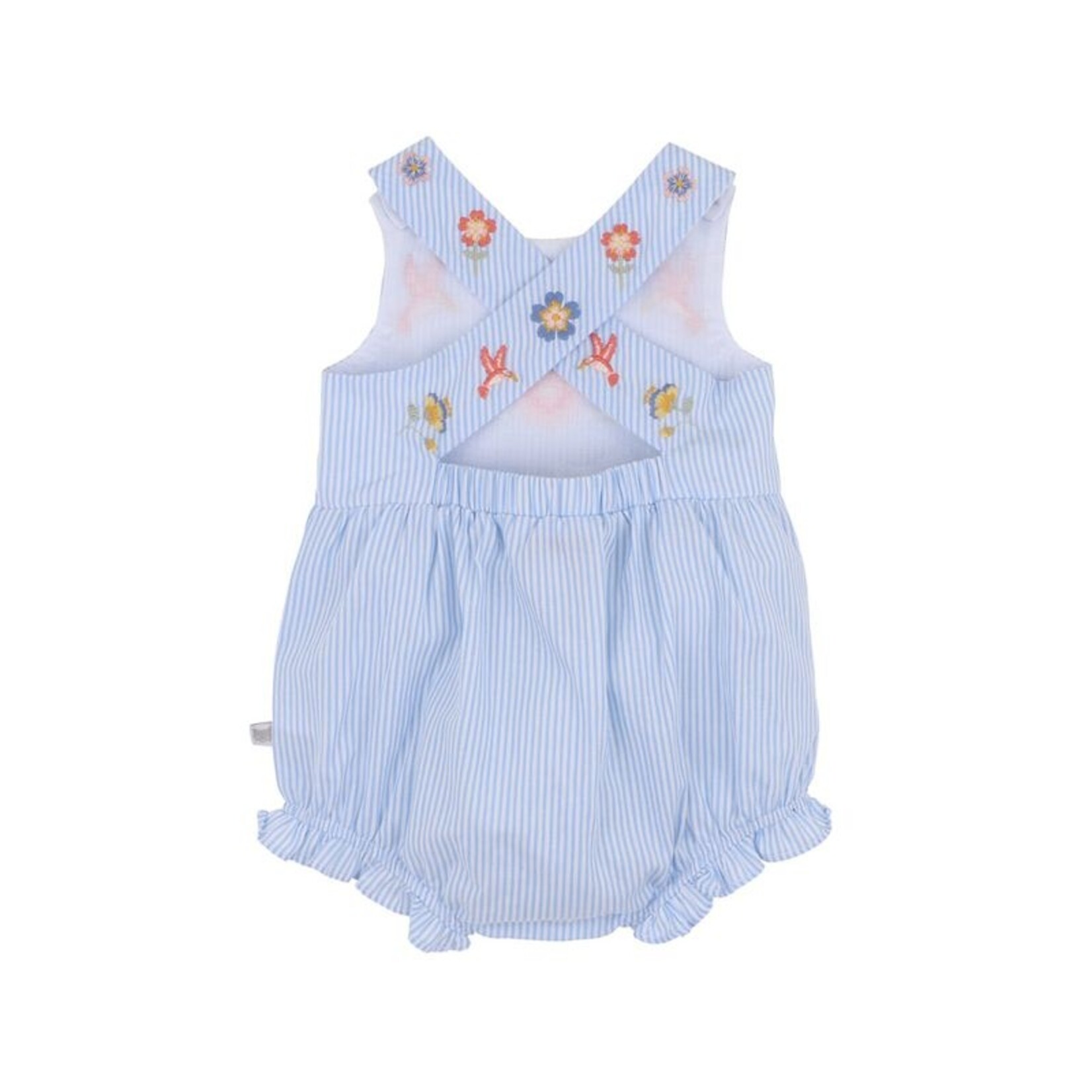 Fox & Finch Songbird Stripe Embroidered Bodysuit