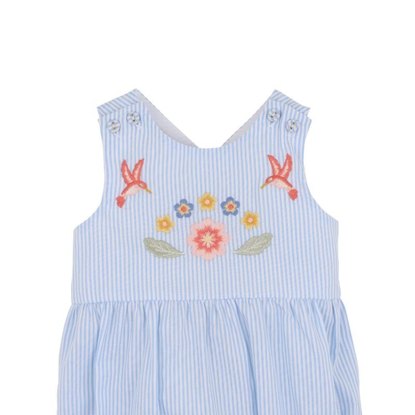 Fox & Finch Songbird Stripe Embroidered Bodysuit