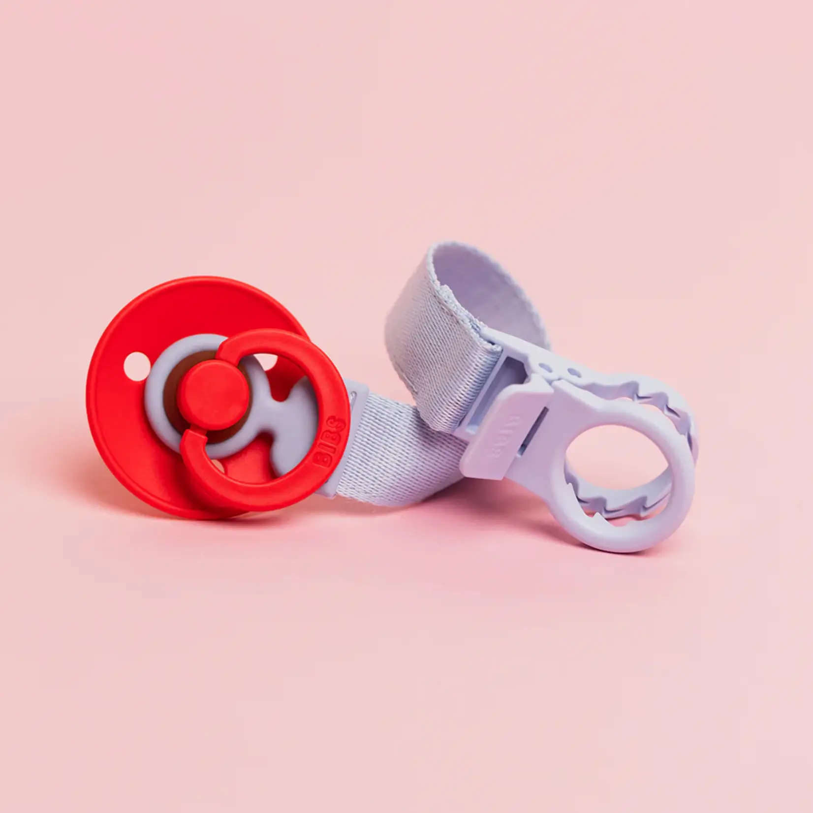 BIBS Pacifier Clip Loop - Dusty Blue