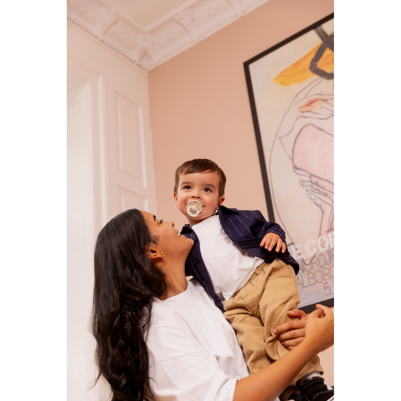 BIBS Studio Colour, Pin Ivory Steel Blue Mix