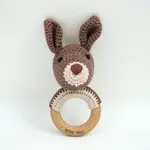 Petite Vous Crochet Ring Rattle Kobe Kangaroo