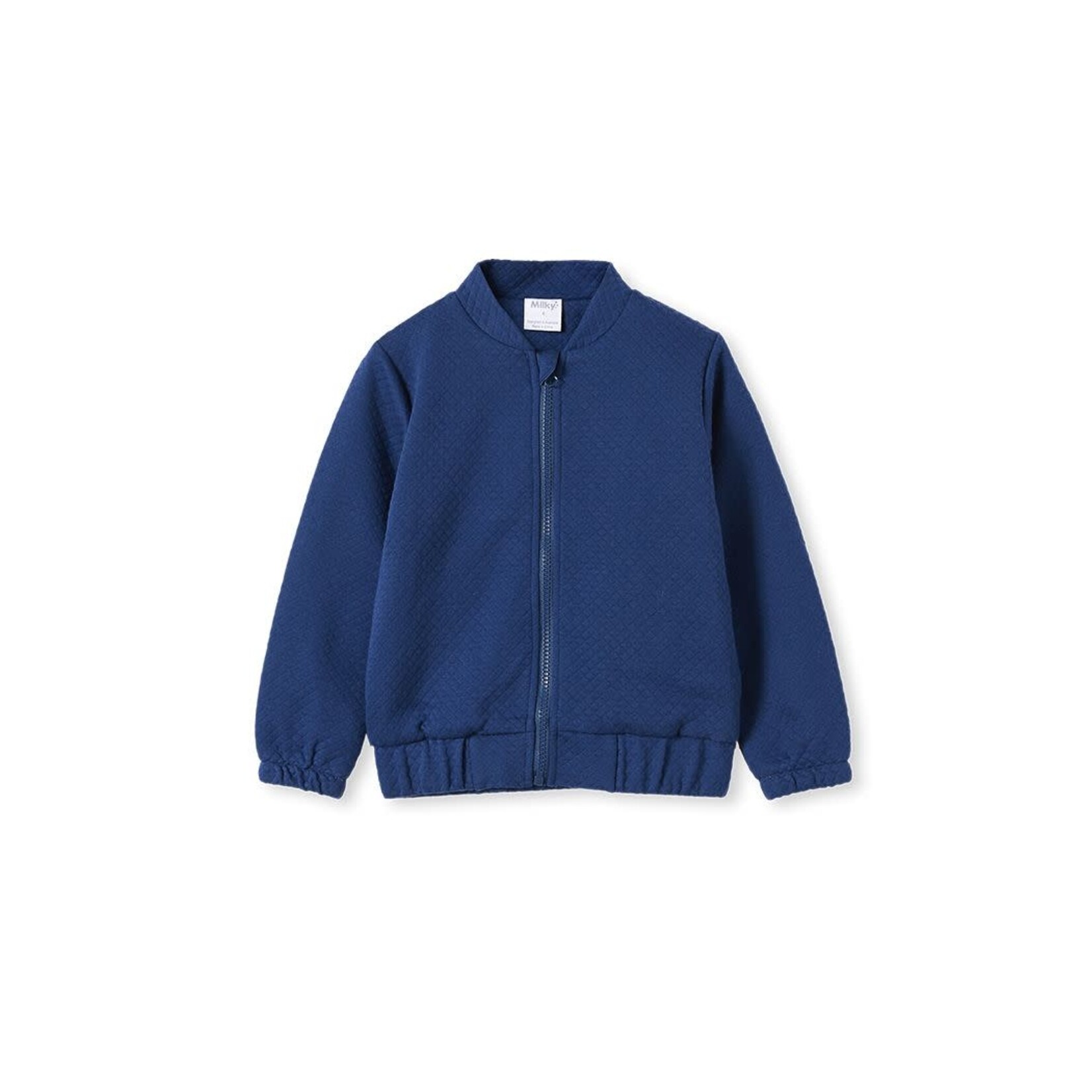 Milky Quilted Bomber