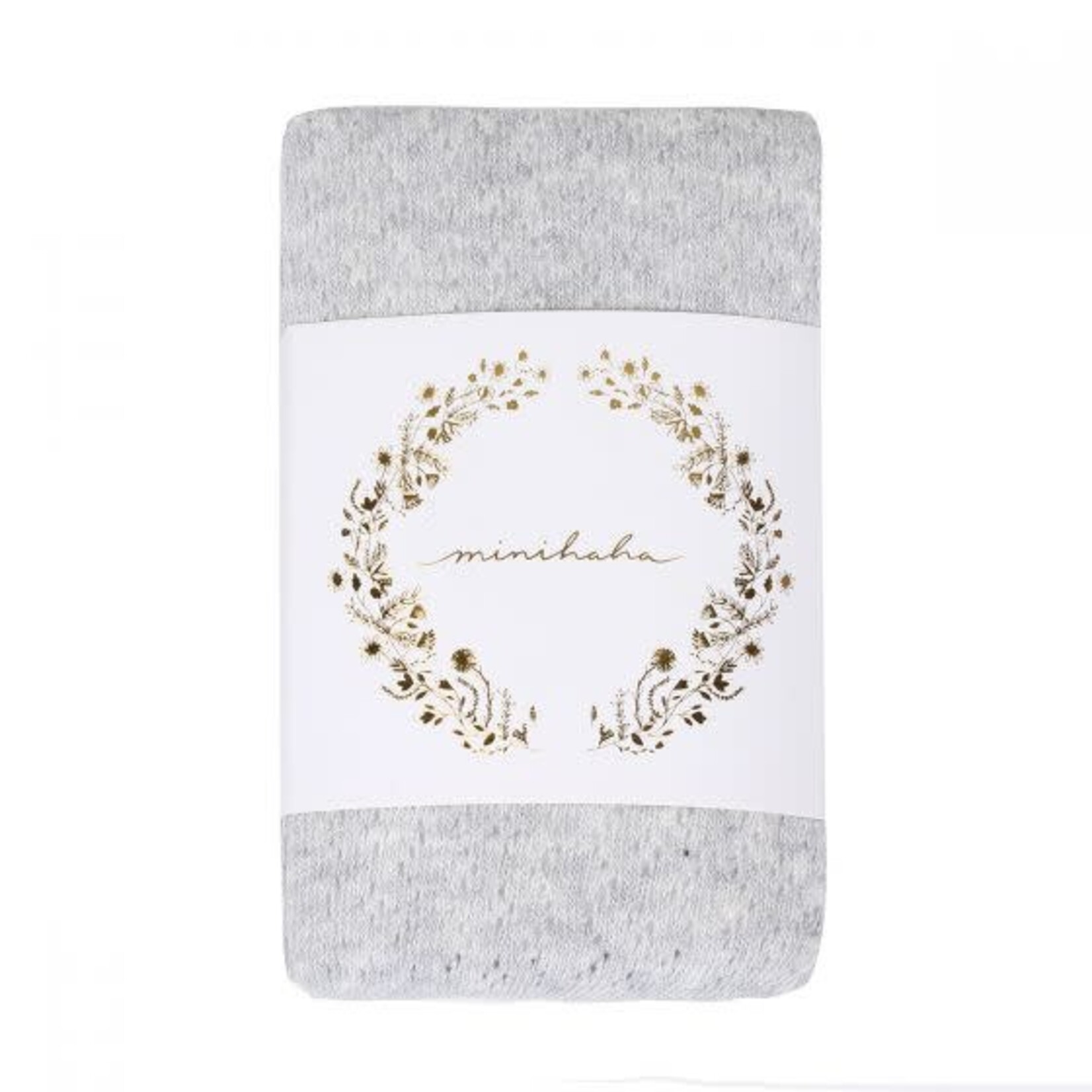 Minihaha Pointelle Tights Grey Marl