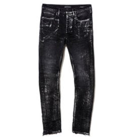 Purple Brand Black Wash Metalic Silver