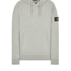 Mens Stone Island Brushed Cotton Fleece Hoodie