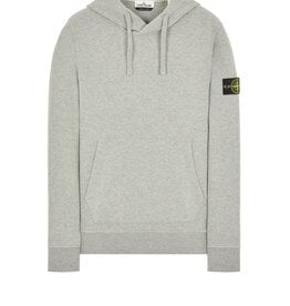 Mens Stone Island Brushed Cotton Fleece Hoodie