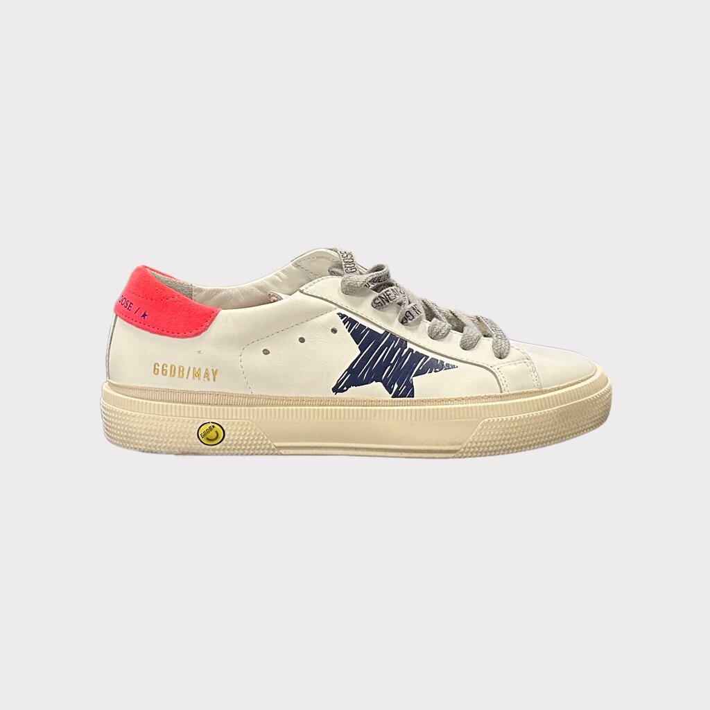 Wmns MAY LEATHER UPPER PRINT STAR SUEDE HEEL