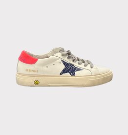 Wmns MAY LEATHER UPPER PRINT STAR SUEDE HEEL
