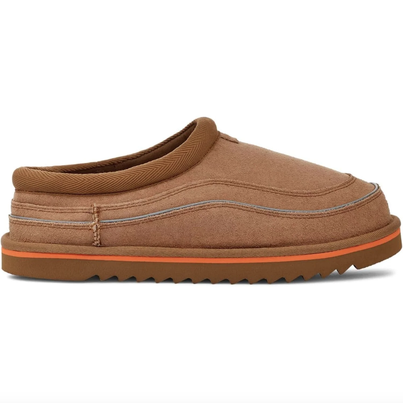 NIB UGG‎ MEN\'S TASMAN CALI WAVE SUEDE SHEARLING LINED SLIPPERS CHESTNUT Ugg Men main image 3