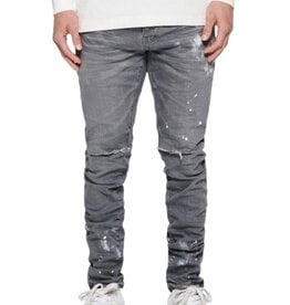 Purple Brand Worn Grey Knee Slit