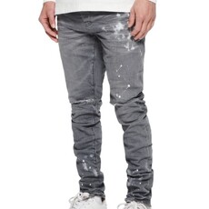 Purple Brand Worn Grey Knee Slit