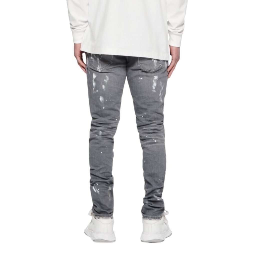 Purple Brand Worn Grey Knee Slit