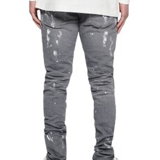 Purple Brand Worn Grey Knee Slit