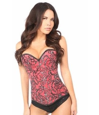 Daisy Corsets Daisy Top Drawer Elegant Embroidered Steel Boned Corset