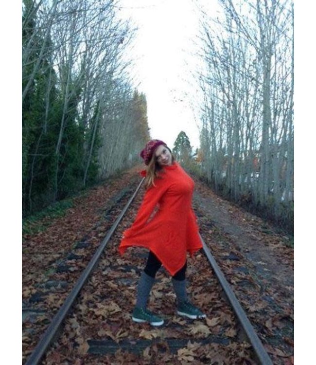 Sportees Children Fleece Designed Fairy Sweater w/ Skirt &Hood