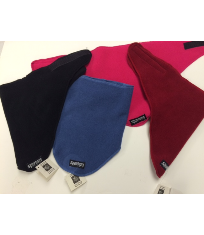 Sportees Fleece Triangle Neck Warmer w/ Velcro- One Size