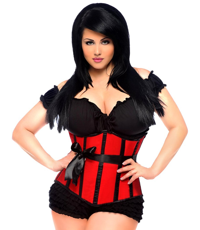 Daisy Corsets Fishnet Underbust Corset (Plus Sizing Available