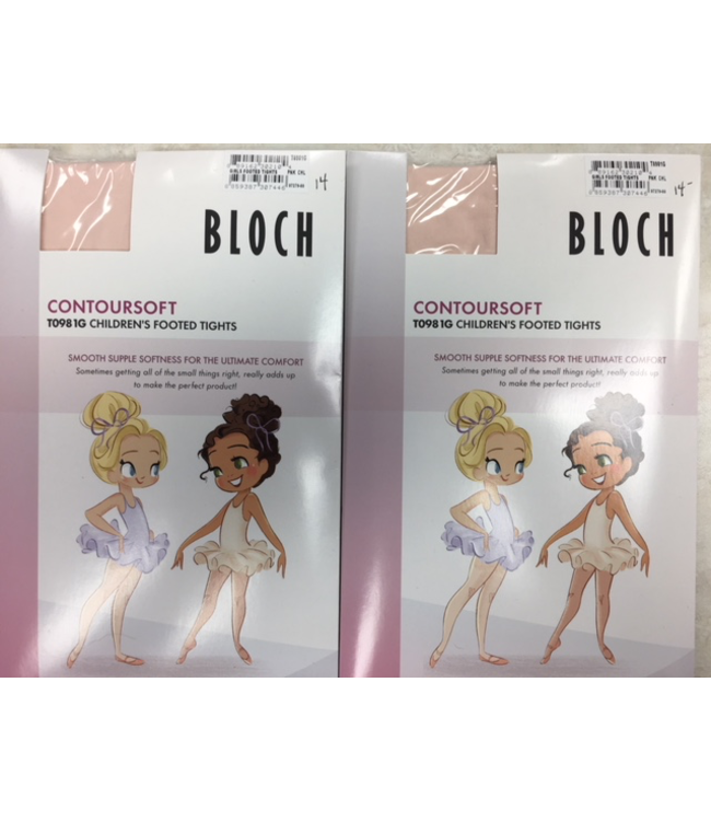 Bloch Contoursoft Footed Tights Coffee 