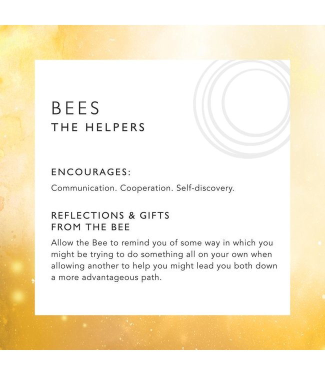 Love Morning Moon Bee Necklace Sterling Silver