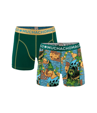 Muchachomalo Muchachomalo-Men's-Under-Shorts-Cotton 2 pack, SAFARI1, S