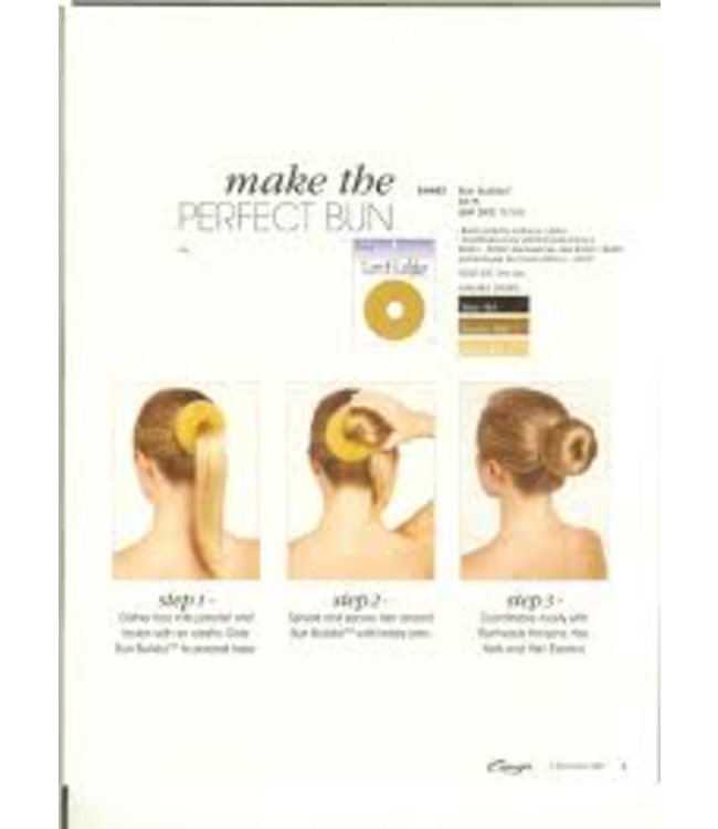 Capezio-Bun-Builder, BLACK, O/S