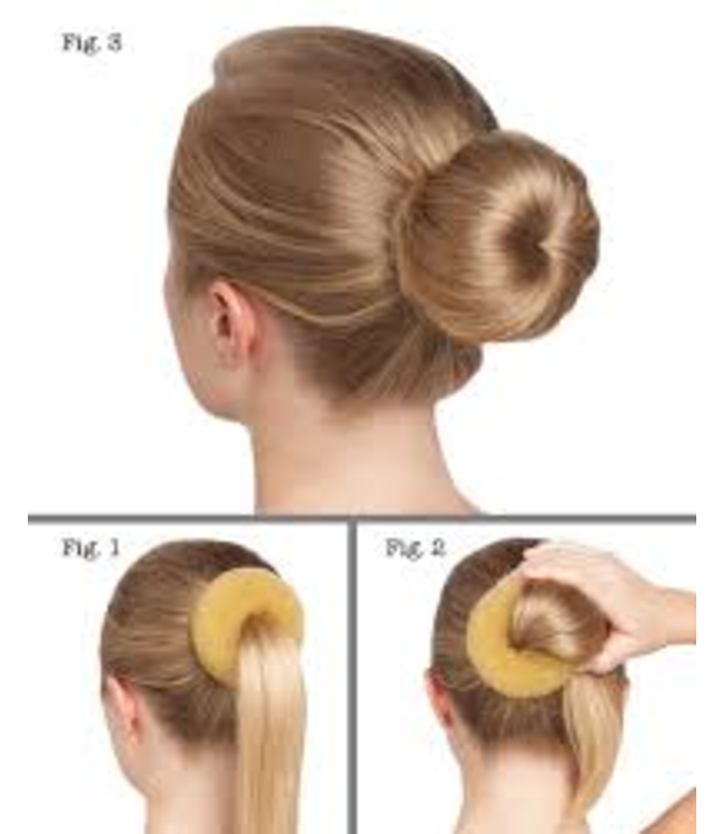 Capezio-Bun-Builder, BLACK, O/S