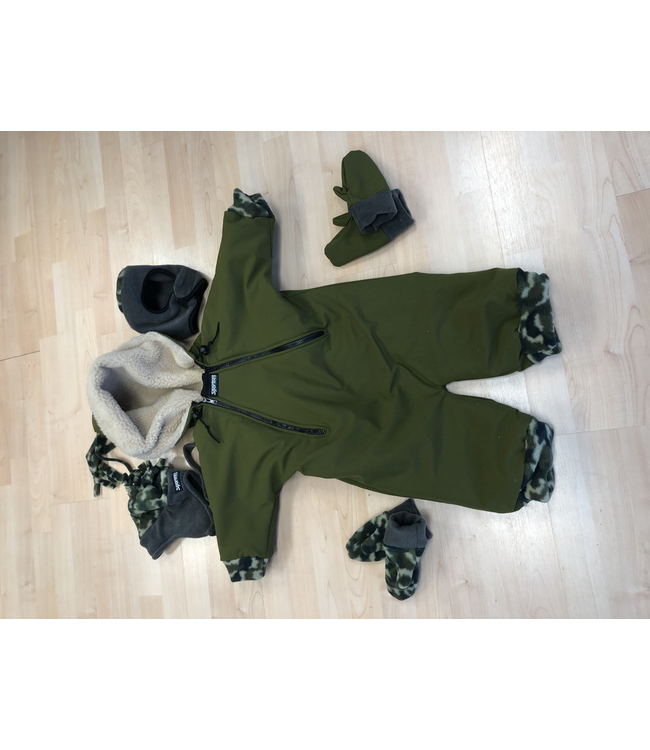 Sportees Childrens Bunting Bag-Retro-X Fleece Baby Suit