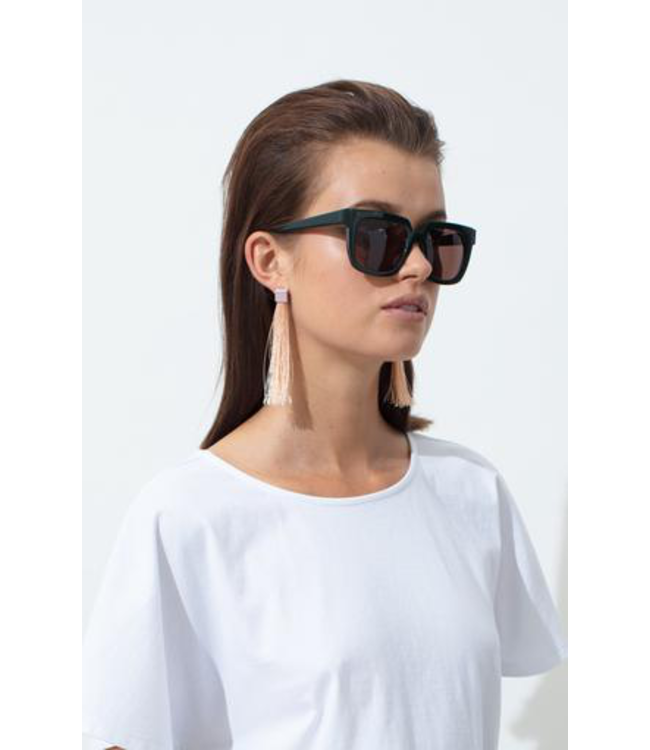 Elk Bari Tassel Earrings, BLUE, O/S