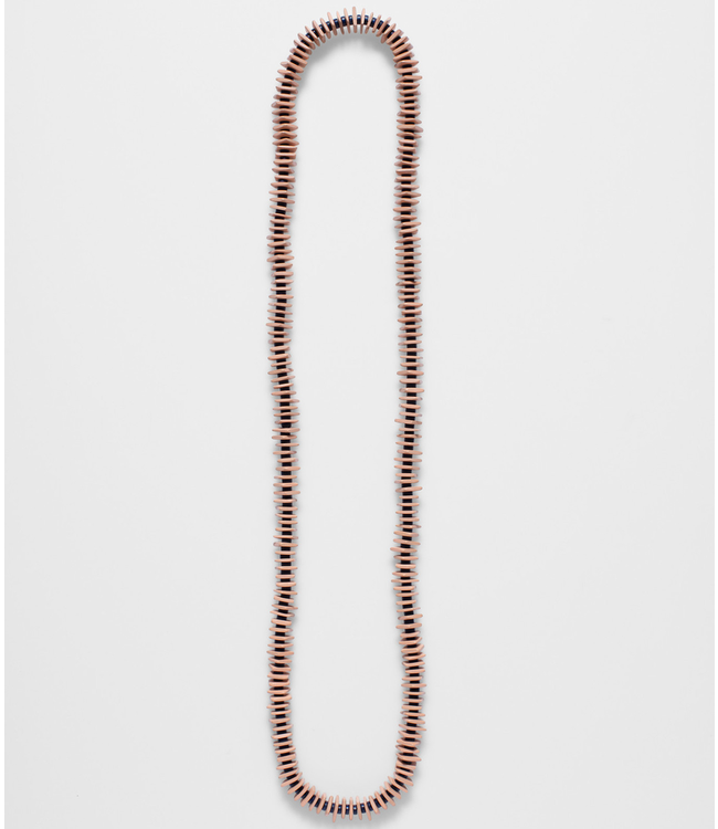 Rose/Blue Tile Contrast Necklace