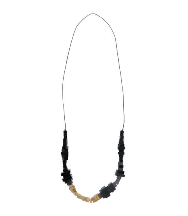 Elk Static Long Necklace N008/9S16, WHITE, O/S