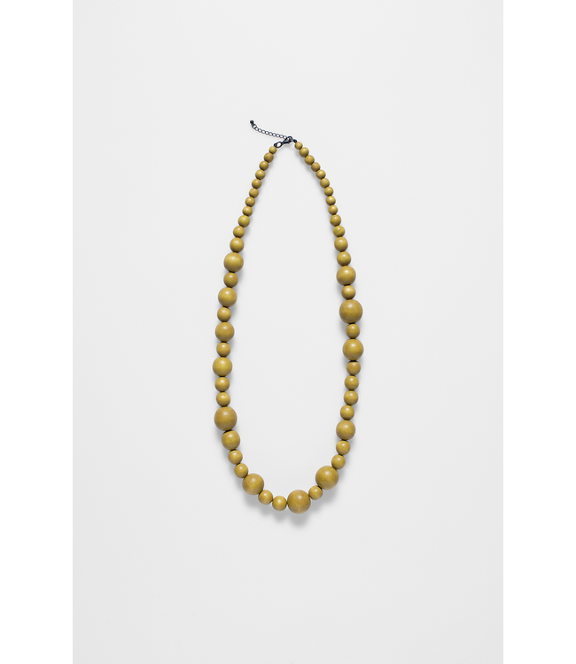 Elk Sulphur Single Strand Bauble Necklace